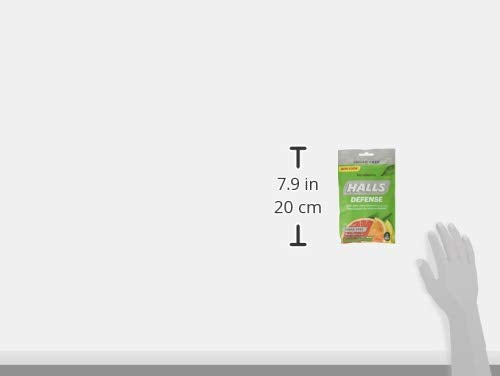 Halls Defense sans sucre, goutte pamplemousse: sachet refermable pratique