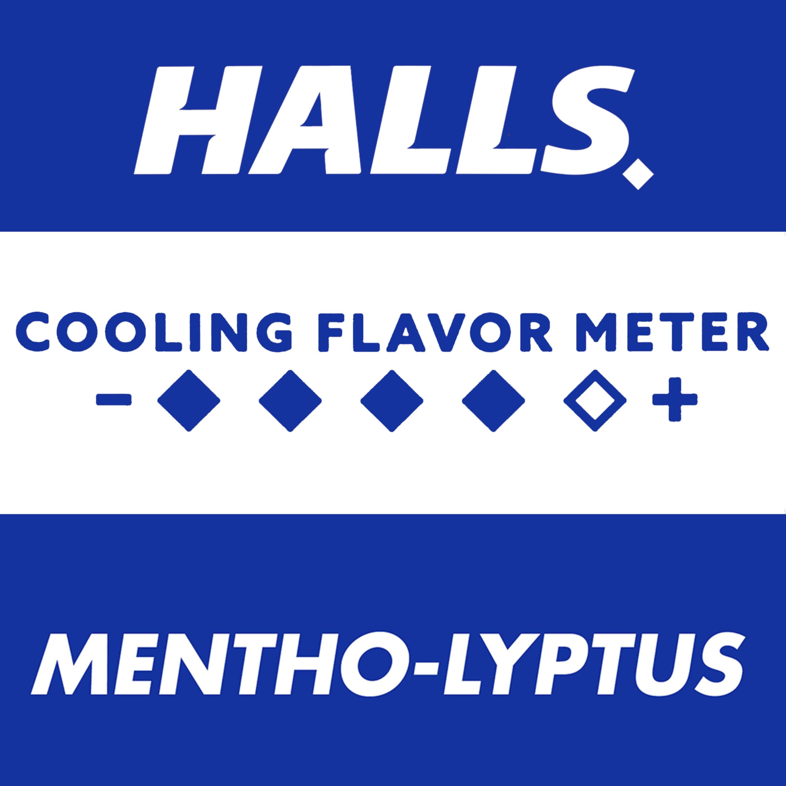 HALLS Mentho-Lyptus soutien temporaire pour gorge irritée.
