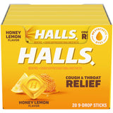 Hall's pastilles miel citron emballage pratique pour voyage