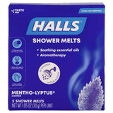 Halls Soothing Shower Melts apaisants menthe-eucalyptus sous la douche