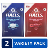 Pastilles HALLS mentho-lyptus dans emballage; sensation fraîche et apaisante