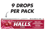 HALLS menthol 6,8 mg pour une sensation fraîche