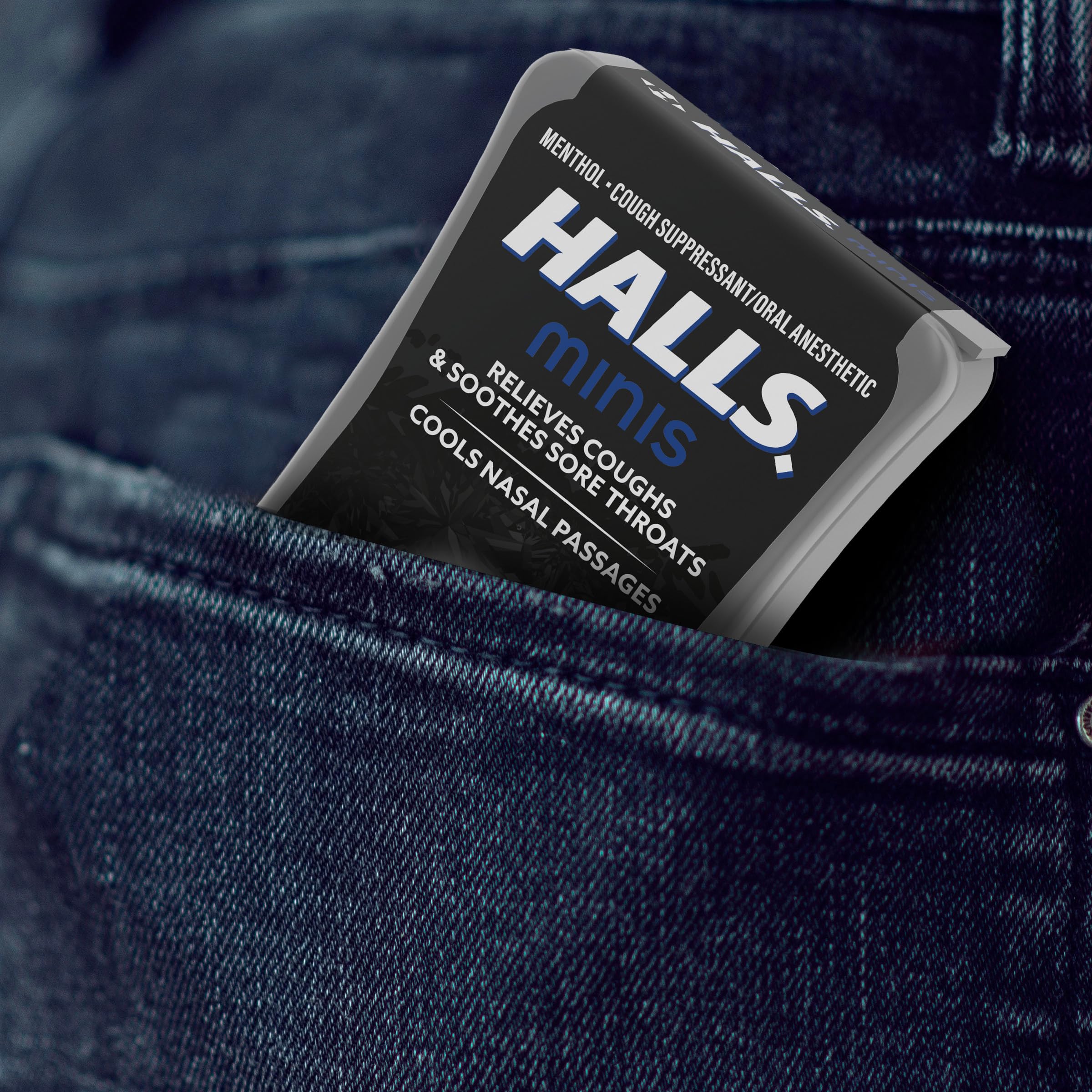 HALLS Minis Mentho-Lyptus portables pour vos trajets quotidiens