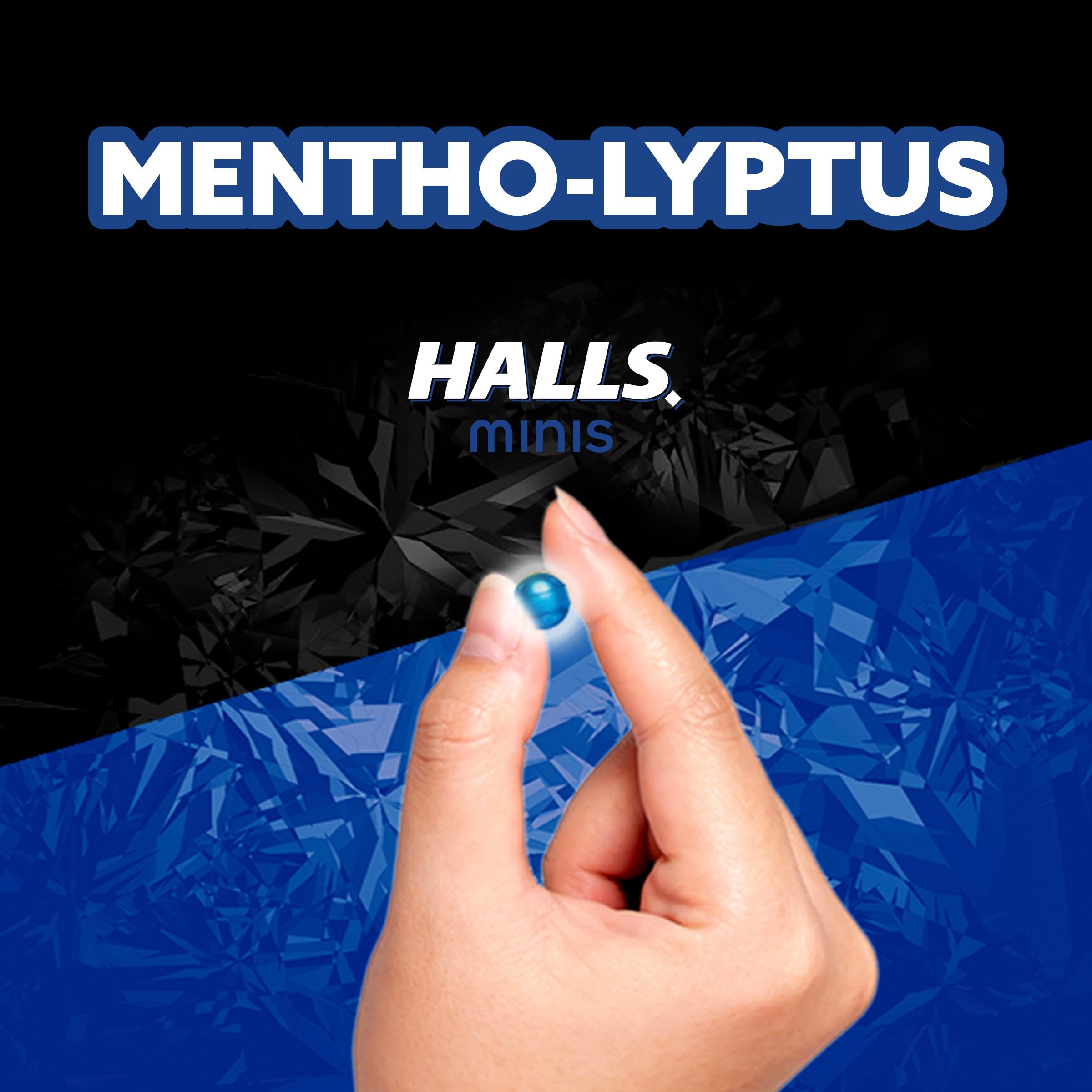 HALLS Minis Mentho-Lyptus: petit format pratique pour une gorge rafraîchie