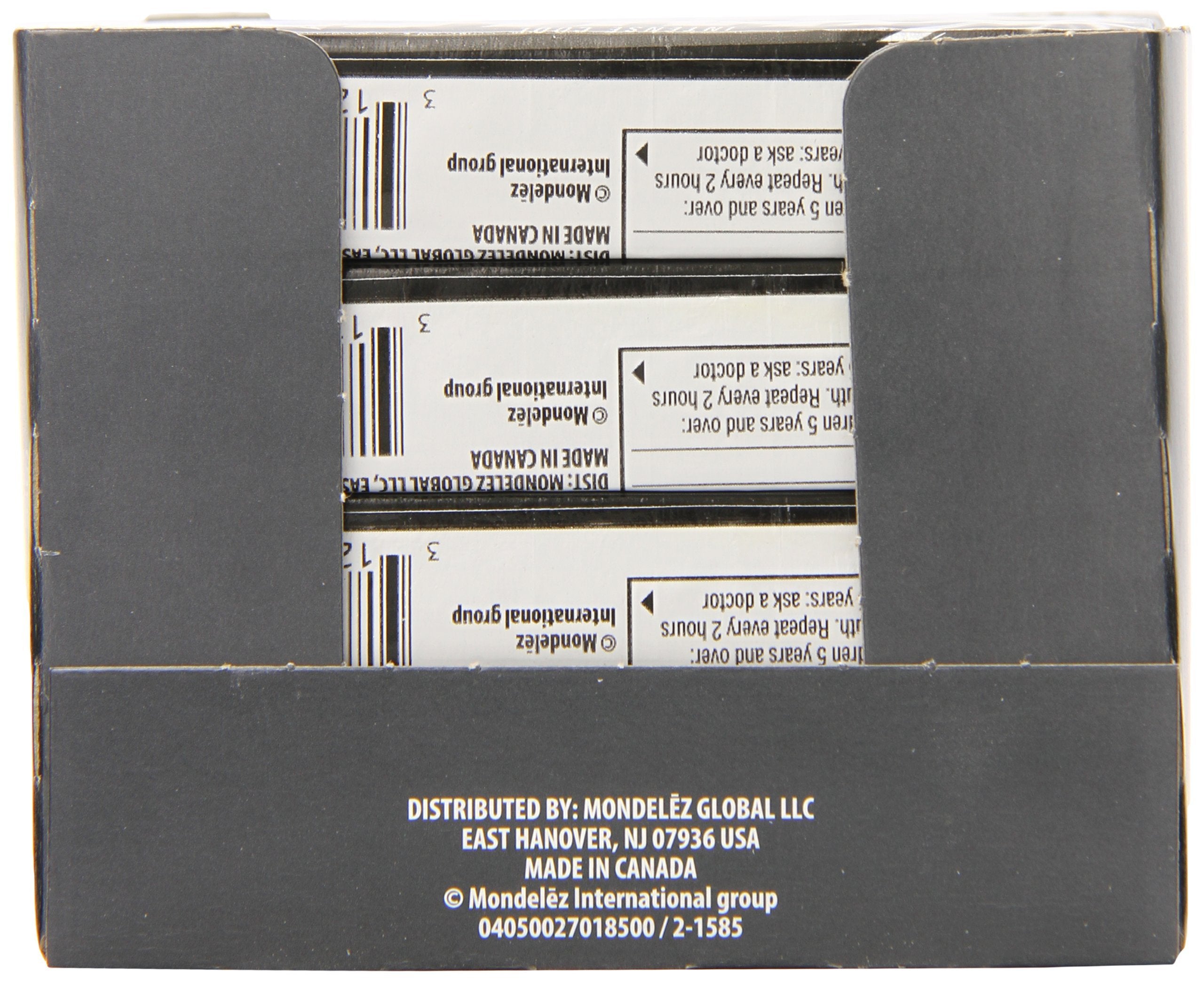 Emballeage ouvert montrant l'intérieur et les pastilles mentholées
