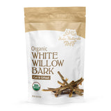 Halo Naturals écorce saule blanche coupée et tamisée, infusion chaude facile à préparer.
