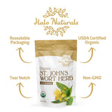 Halo Naturals emballage refermable pratique et durable
