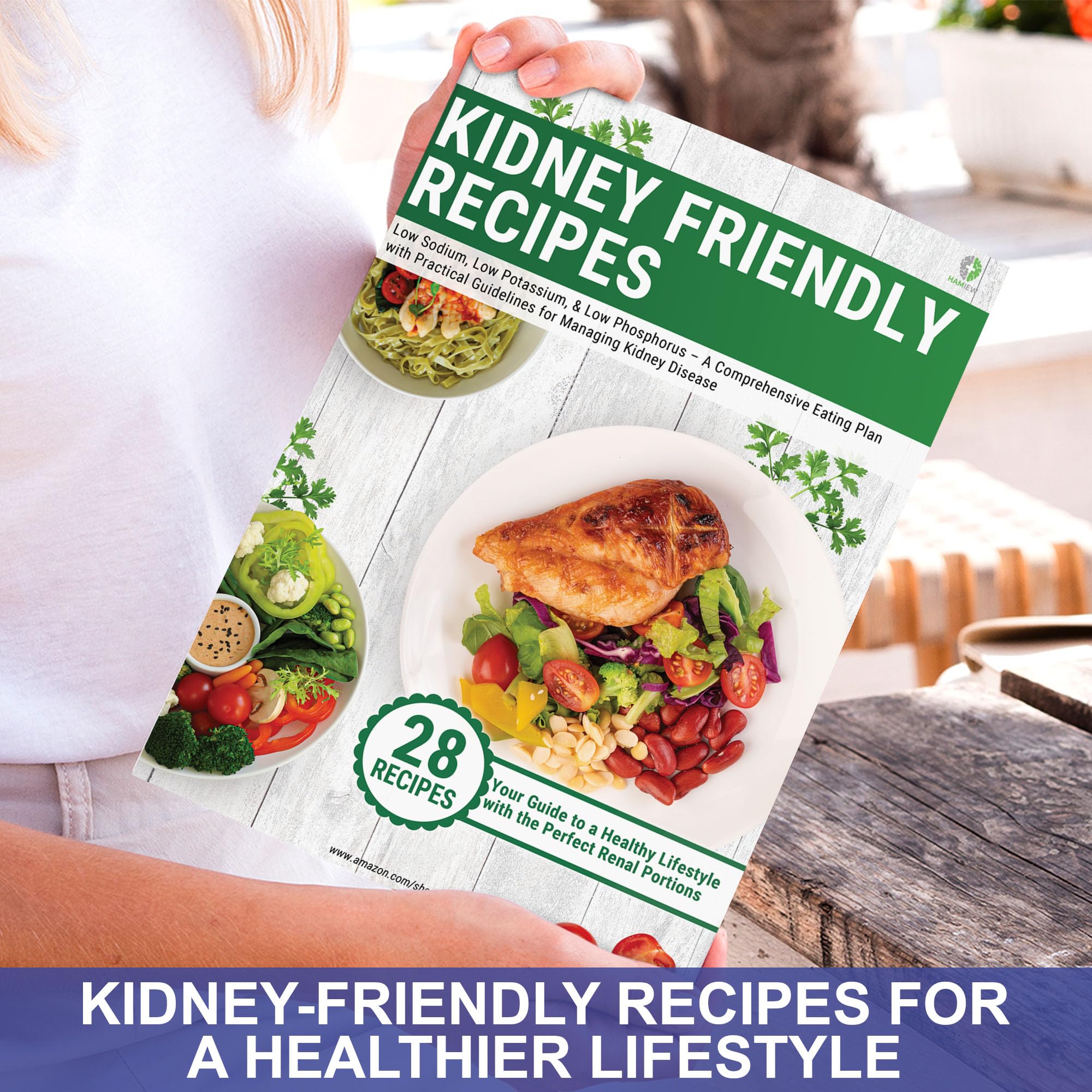 HAMIEW Set 3 plan-repas-rein-sain : programme clair pour une alimentation rénale quotidienne.