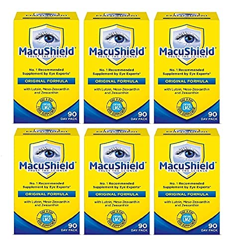 Macushield Hampton Brands – bouteille de 90 capsules, pratique pour le lot de six.