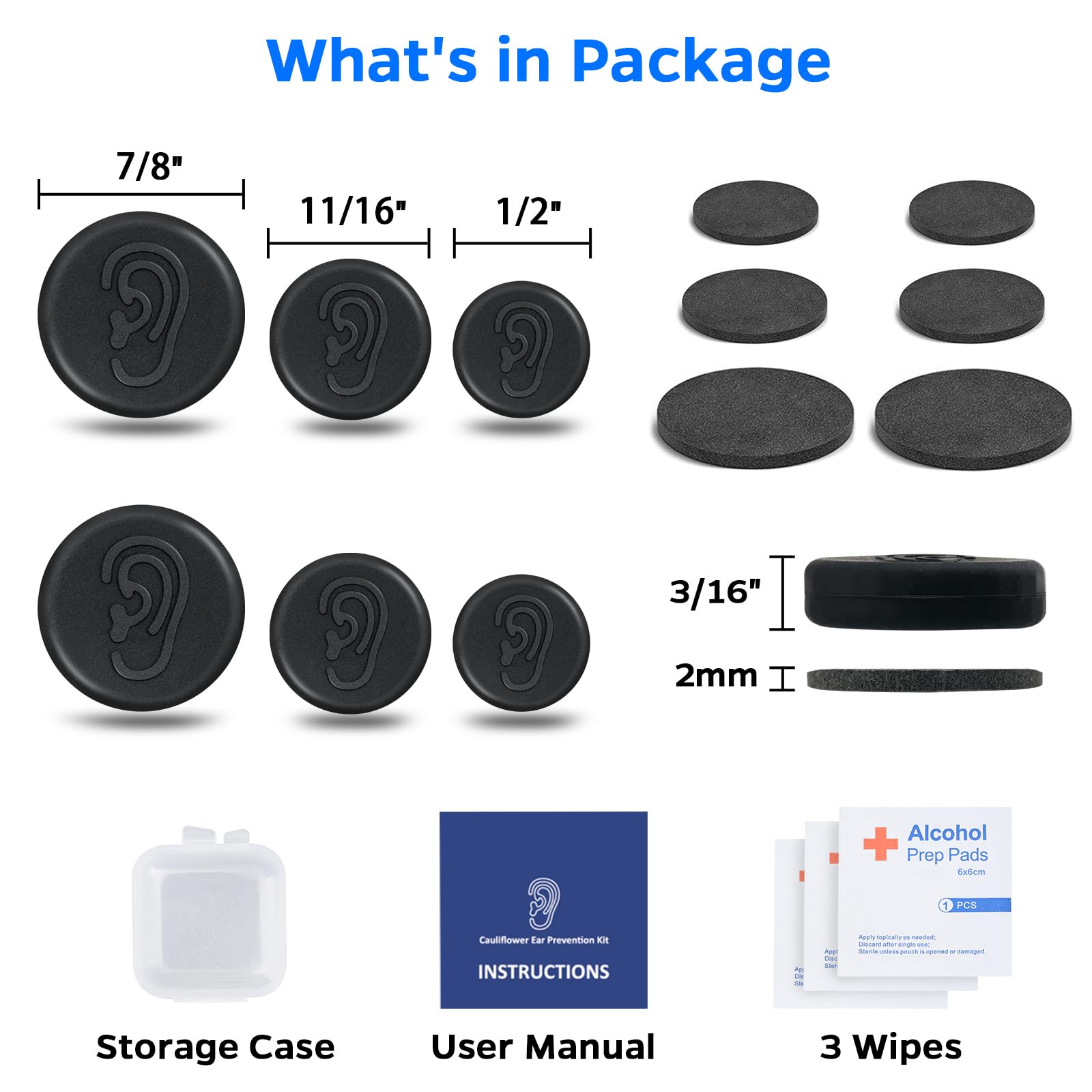 Étui compact et guide utilisateur pour un transport facile.