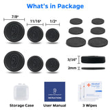Étui compact et guide utilisateur pour un transport facile.