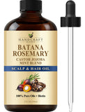 Handcraft Blends Batana Romarin — Bouteille 2oz, soin capillaire nourrissant.