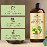Massage et détente avec huile avocat Handcraft Blends