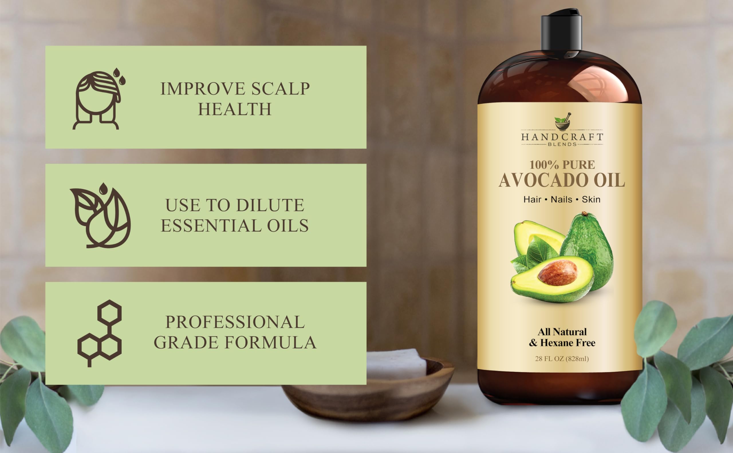 Soin cheveux Handcraft Blends, brillance sans lourdeur