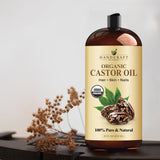 Handcraft Blends huile de ricin routine beauté quotidienne.