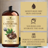 Handcraft Blends huile de ricin soin visage et peau.