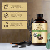 Huile de ricin Handcraft Blends pour cheveux, nourrit et fait briller les longueurs