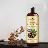 Utilisation quotidienne de l'huile de ricin Handcraft Blends dans votre routine beauté.