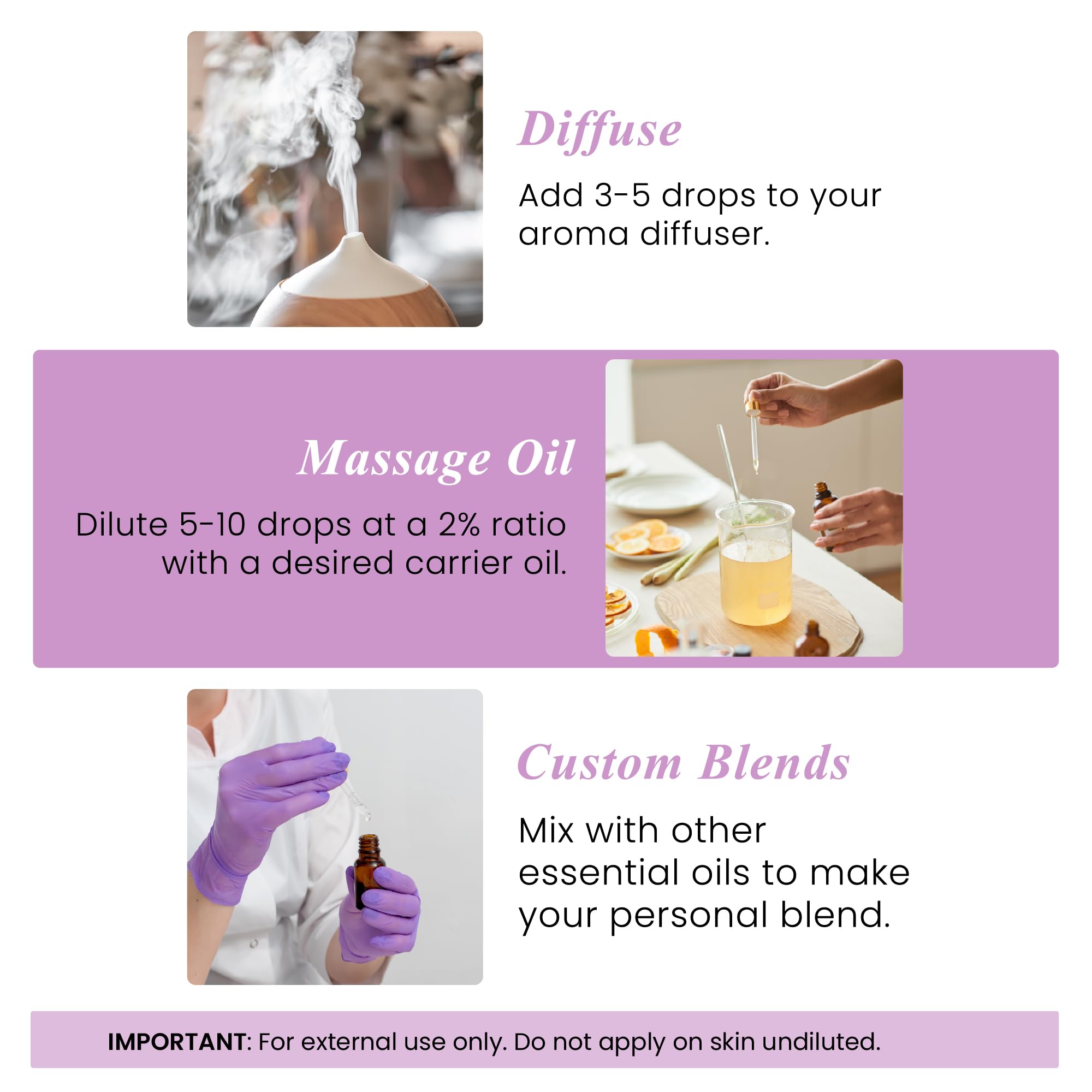 Handcraft Blends huile lavande usage bain et détente à domicile