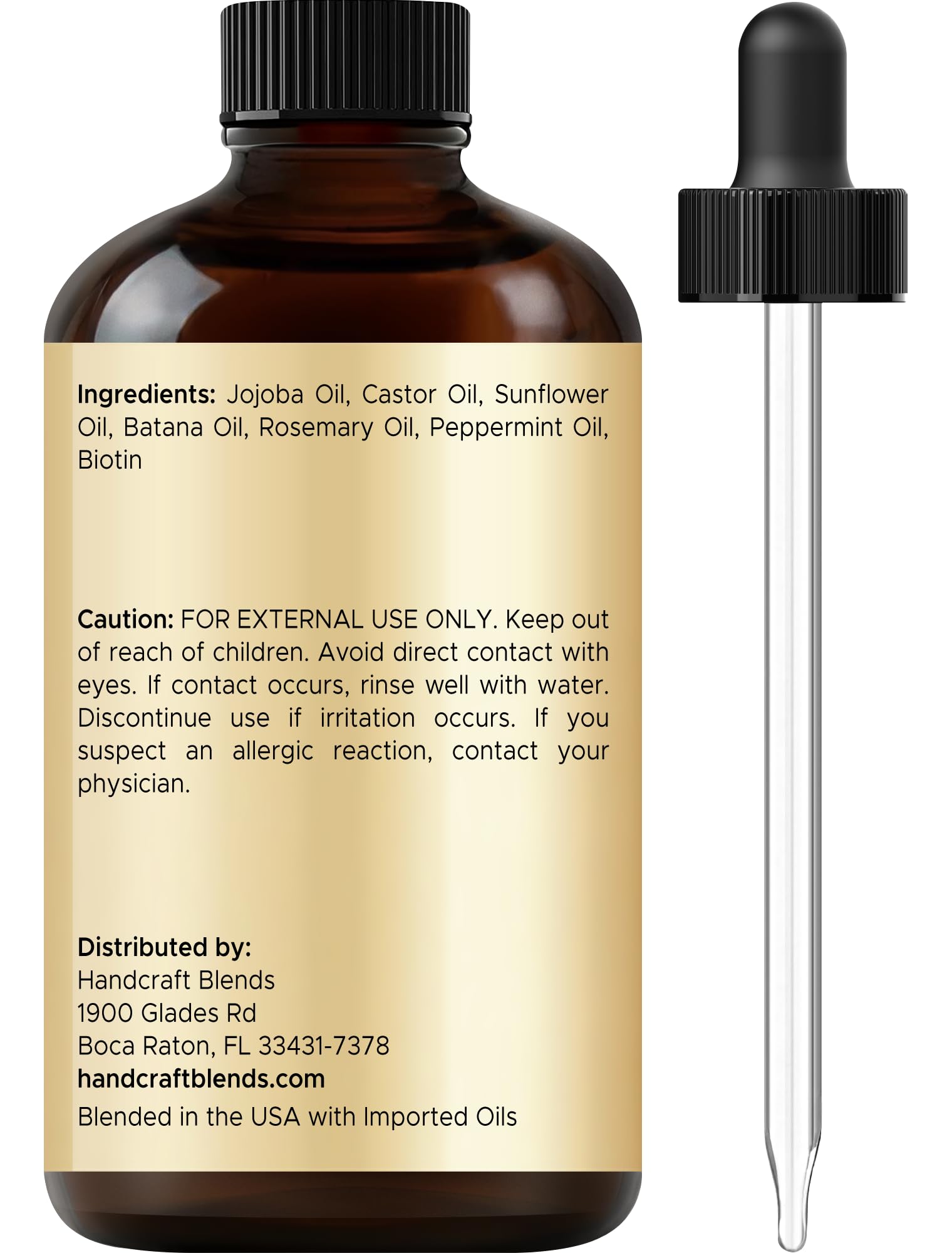 Massage cuir chevelu Handcraft Blends pour hydratation et relaxation.