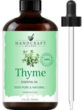 Huile thym Handcraft Blends dans bouteille ambrée protégée, diffusion facile et conservation optimale