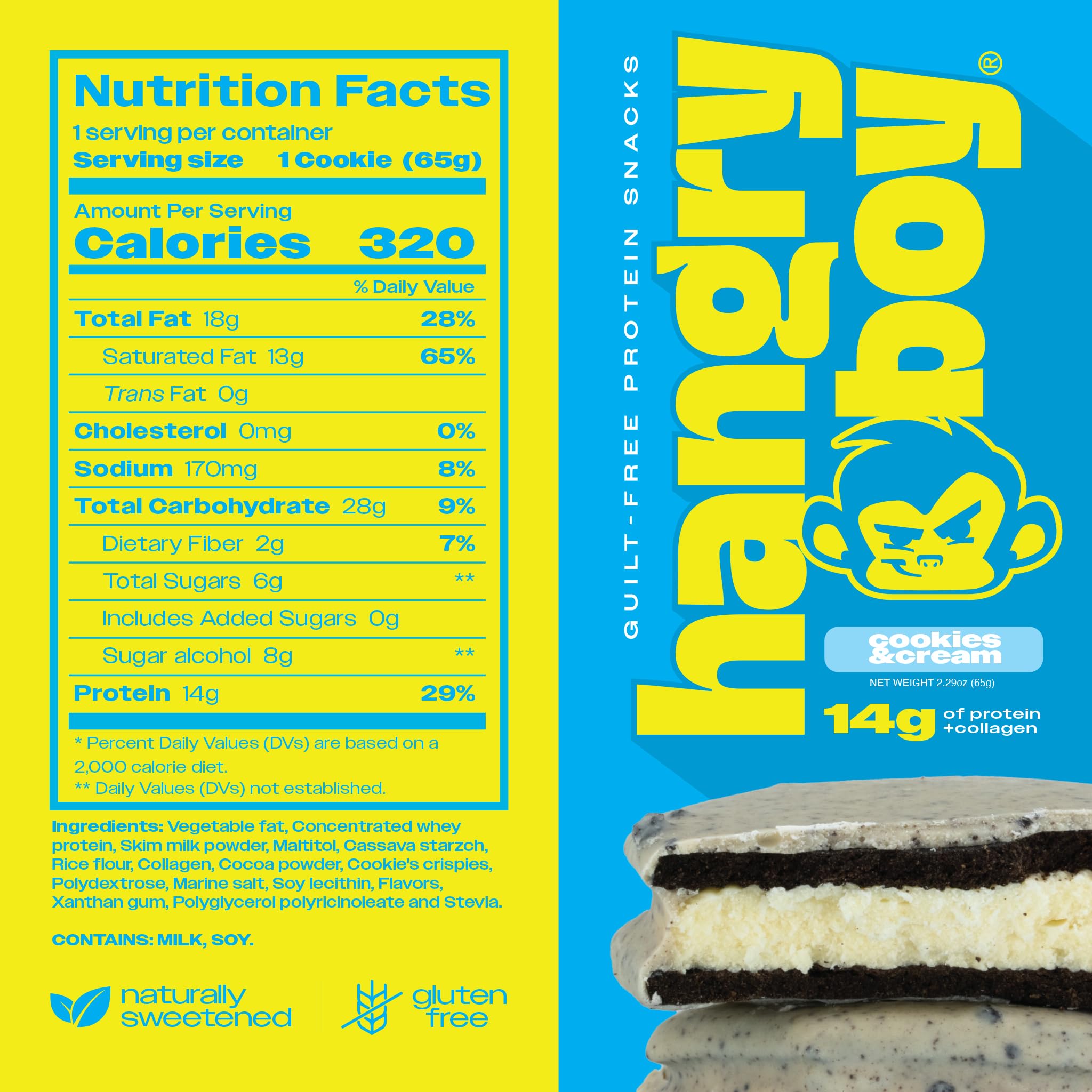 Hangryboy sans gluten, snack portable et pratique.