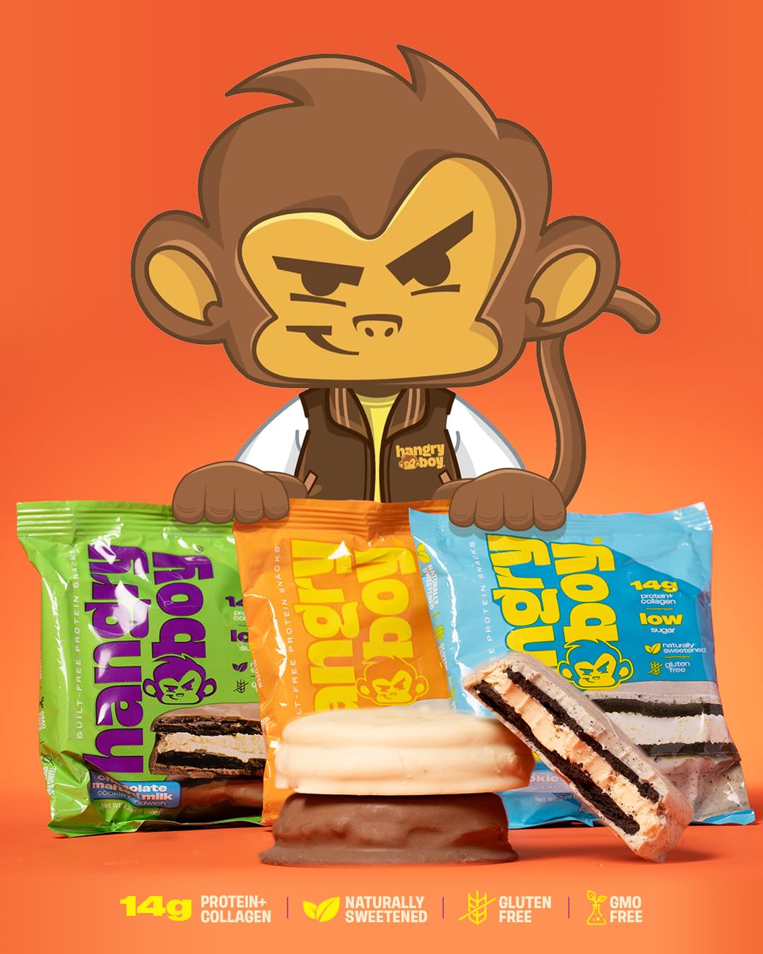 Hangryboy Saveur Chocolat malté au lait, texture riche.