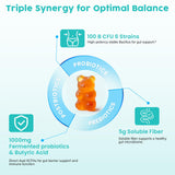 Hanliste Gummies vegan sans sucre, saveur orange agréable.