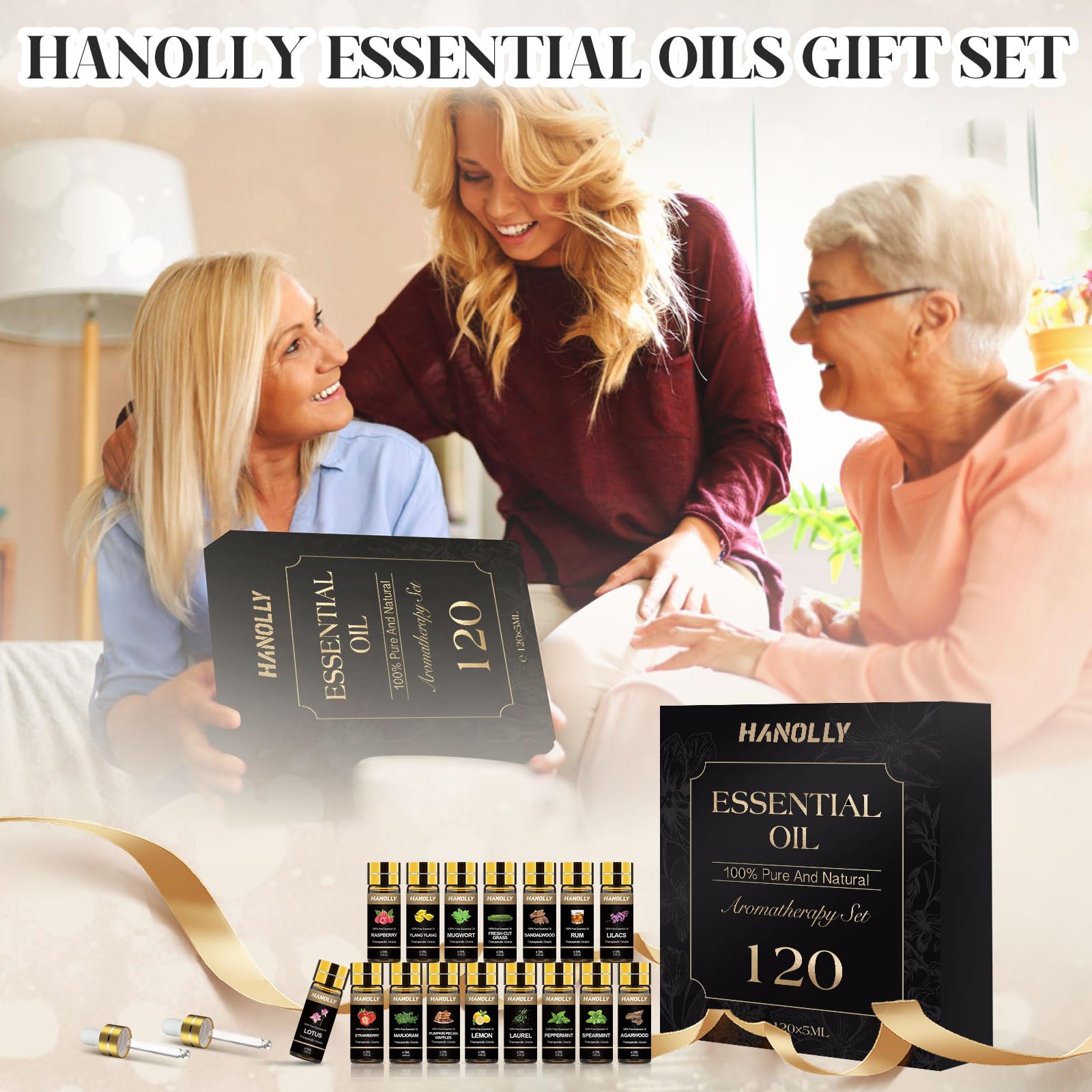 Hanolly coffret cadeau huiles essentielles parfait à offrir et partager