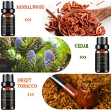 Hanolly huile essentielle bois de cèdre en flacon 10 ml, arôme boisé durable.