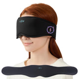 HAOBSS masque yeux Bluetooth offrant obscurité totale et confort.