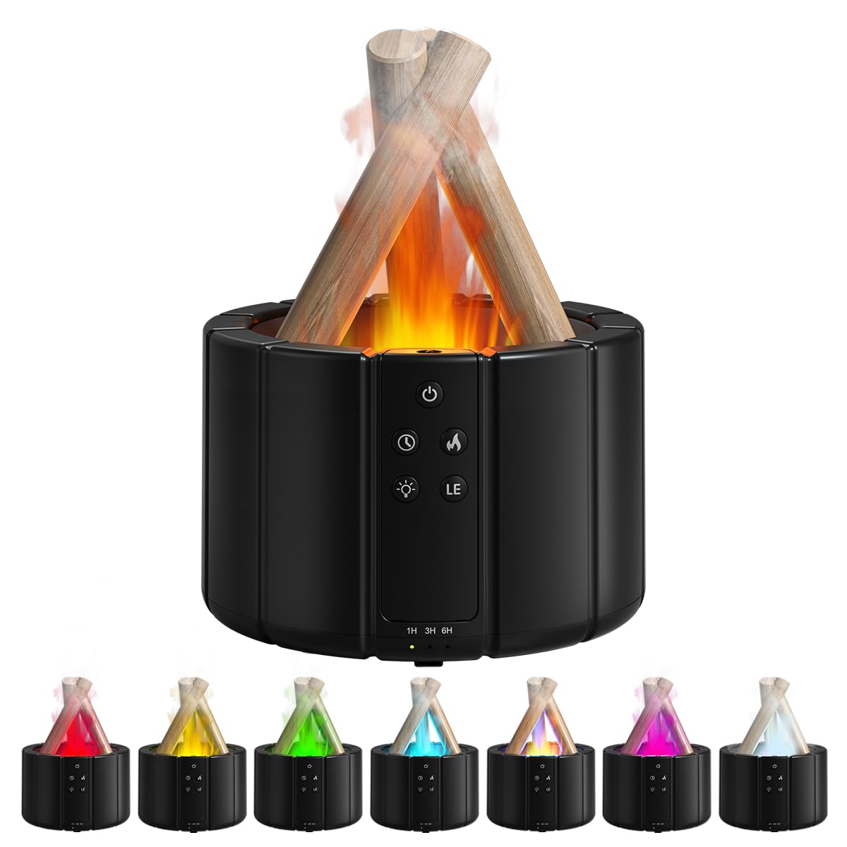 Haoday diffuseur feux de camp 250 ml, ambiance relaxante et chaleureuse.