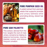 Ingrédients potiron et palmetto Haohan, soutien polyvalent.