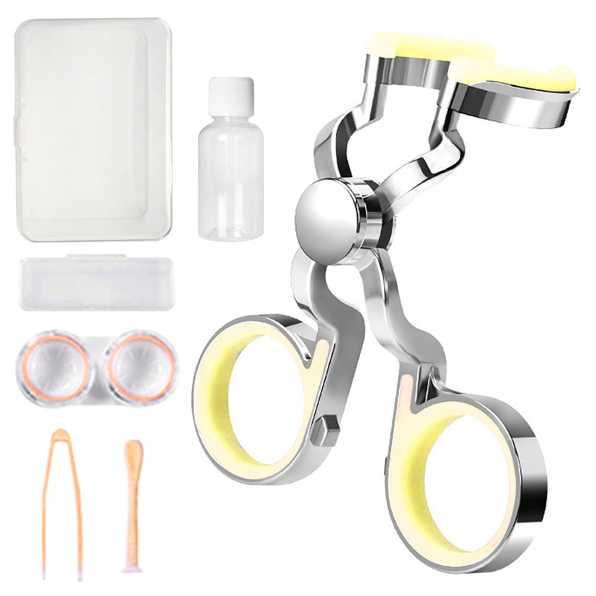 Appareil Haojiaho applicateur lentilles en action facilitant l’installation quotidienne.