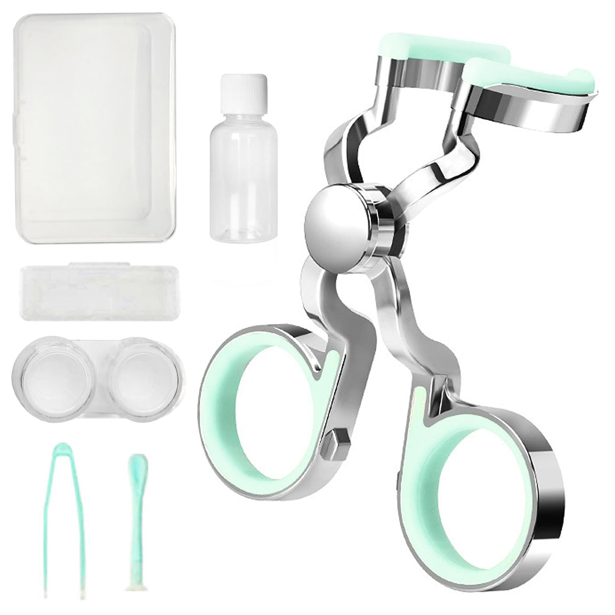 Haojiaho applicateur lentilles vert démonstration pratique pour mettre facilement les lentilles