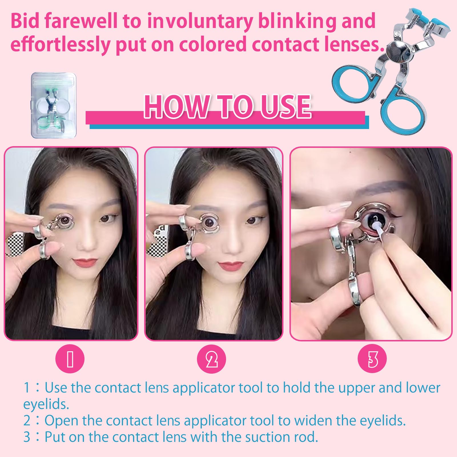 Haojiaho kit lentilles complet tout-en-un pour l’utilisation quotidienne.