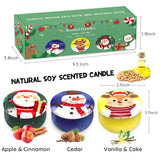Ensemble de bougies Haoson Noël pour décor de table festif.