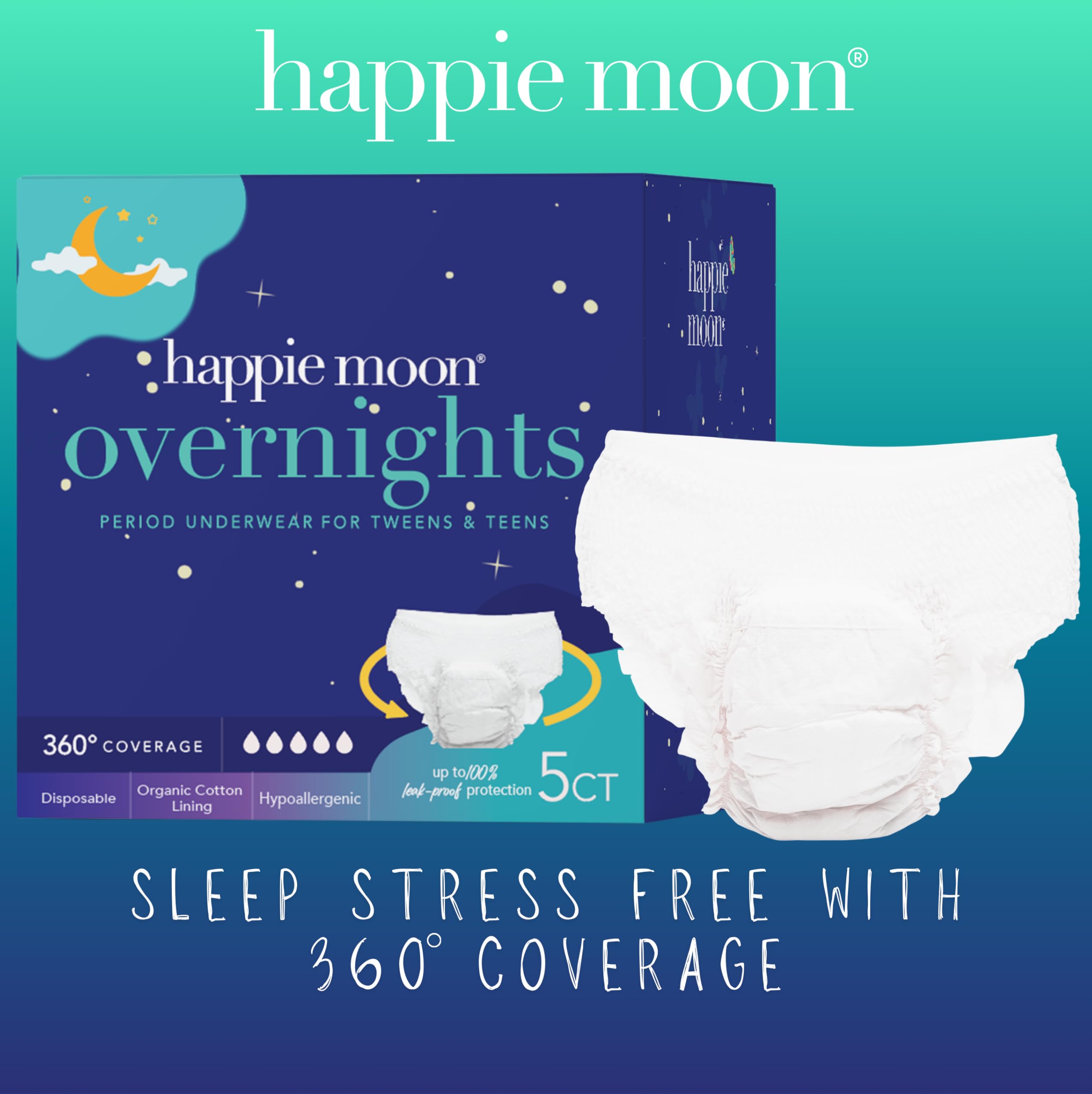 Happie Moon douceur peau sensible et hypoallergénique