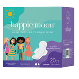 Happie Moon pack twin tailles, testez taille et flux pour un ajustement personnalisé.
