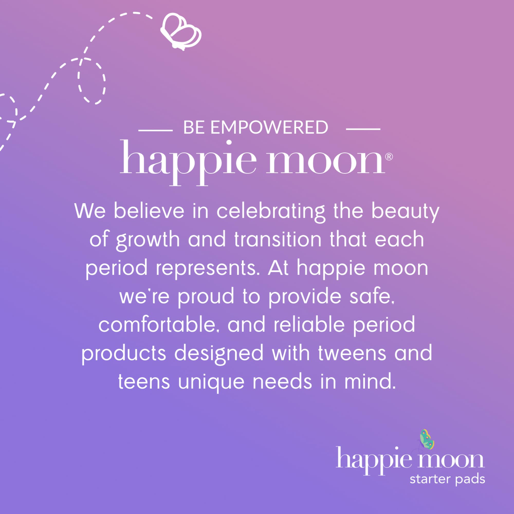 Happie Moon peau sensible douceur naturelle sans irritations.
