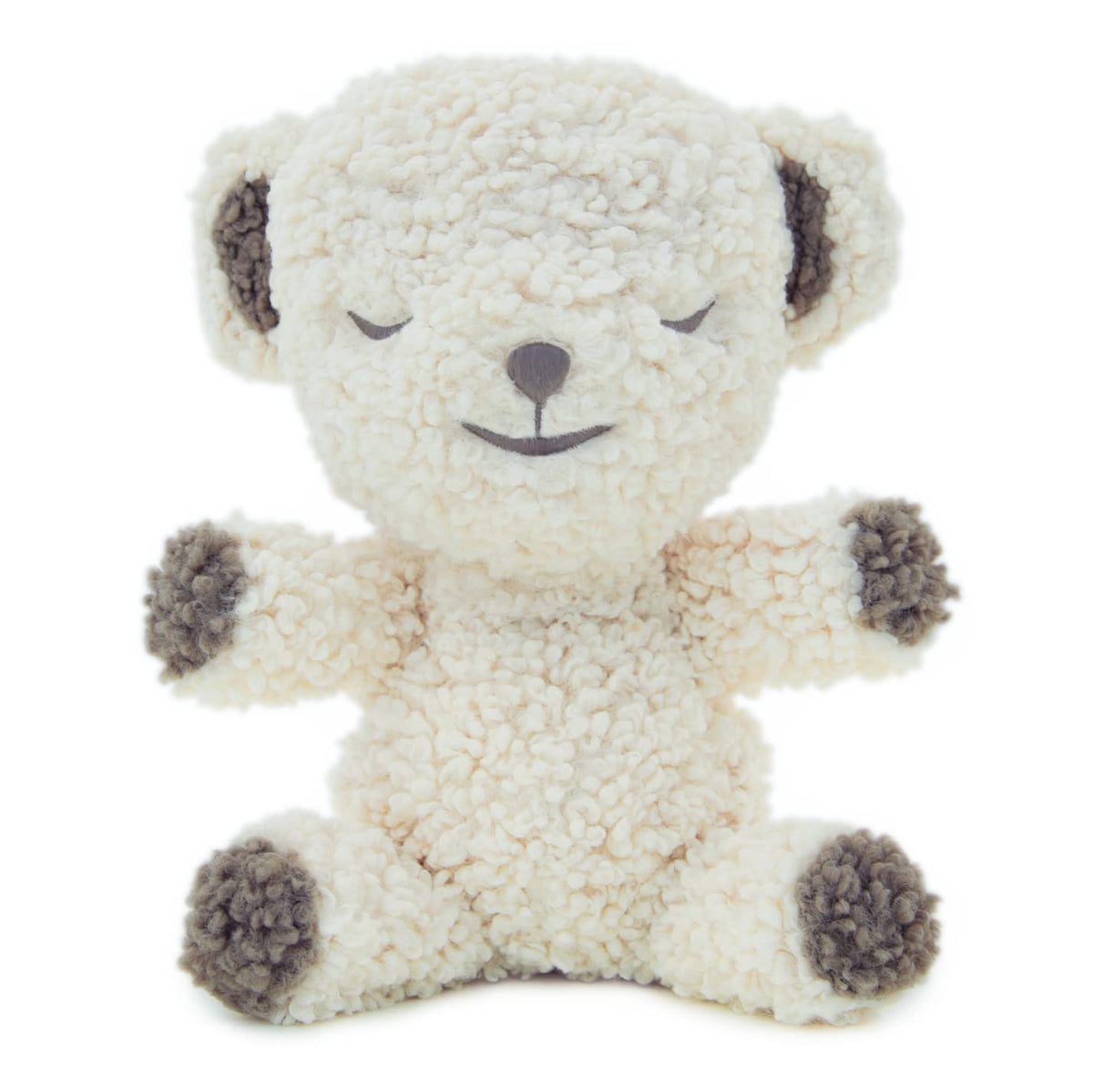 SNOObear Happiest Baby, peluche crème, favorise l’endormissement de bébé.