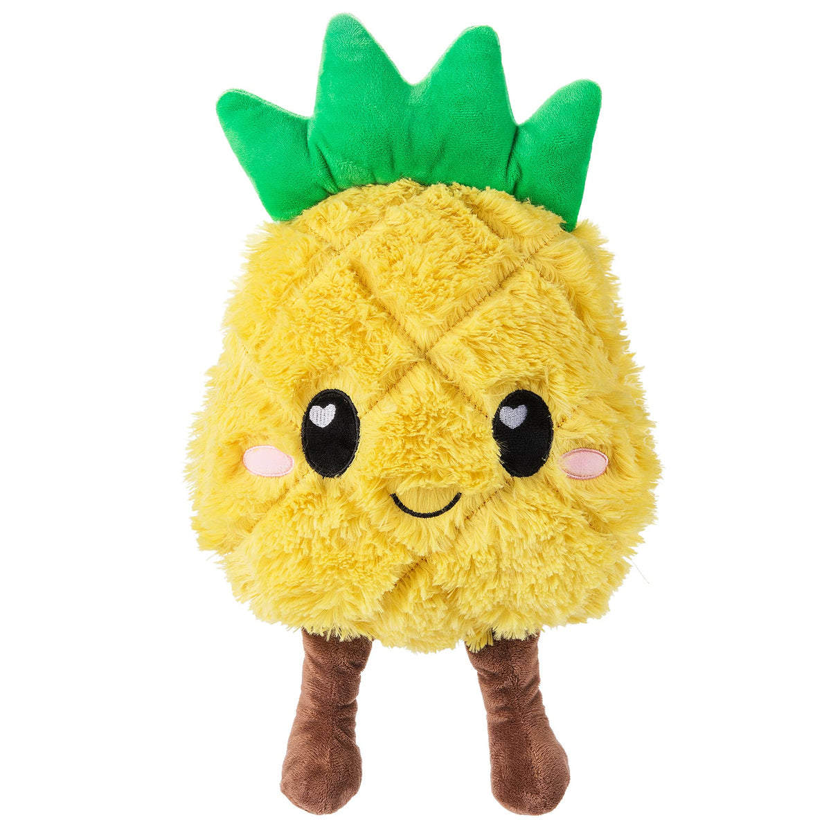 Peluche ananas Happy Fuel chauffante prête au micro-ondes pour réconfort.