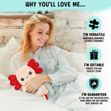 Cadeau original Happy Fuel Axolotl peluche chaleureuse pour tous
