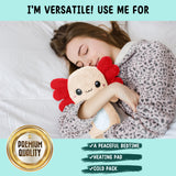 Compagnon relaxant Happy Fuel Axolotl peluche pour se détendre après le travail