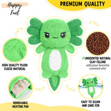 Coussin thermique axolotl Happy Fuel procurant une chaleur ciblée et apaisante.