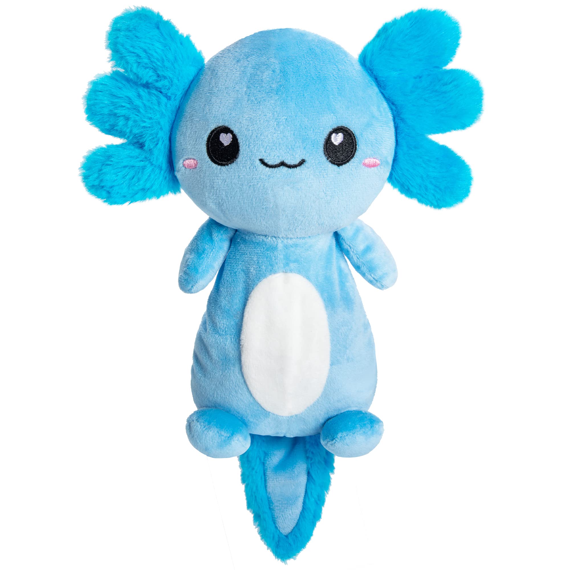 Happy Fuel Axolotl peluche chauffante douce pour des câlins réconfortants.