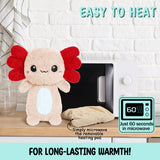 Peluche soyeuse thermique Happy Fuel Axolotl idéale pour les nuits fraîches