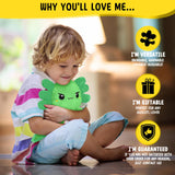 Sécurité et durabilité de la peluche axolotl Happy Fuel de qualité supérieure.