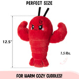 Happy Fuel doudou-crabe taille confortable, idéale pour les câlins nocturnes.