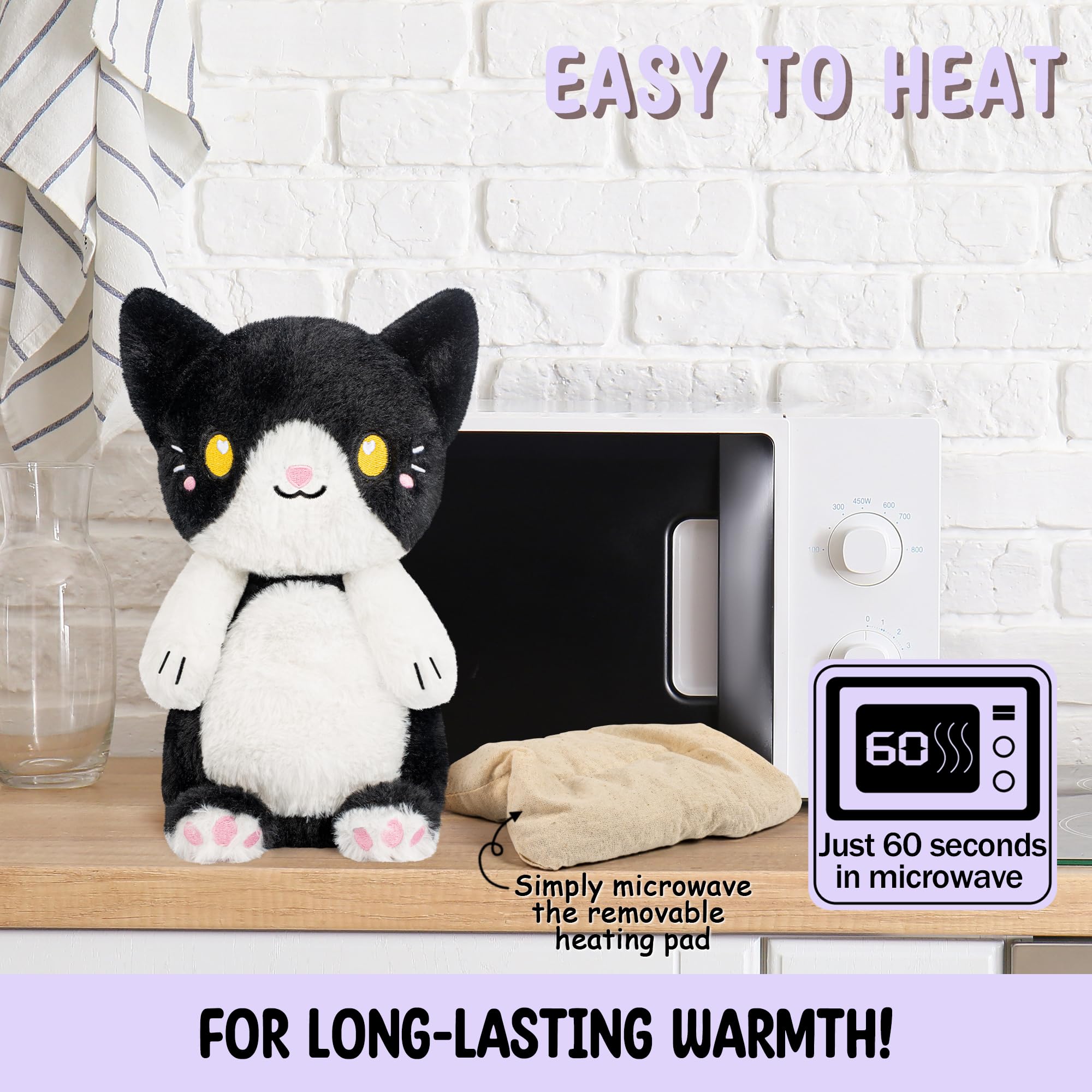Poids de 1,5 lb du chauffe-peluche Happy Fuel pour un cocooning optimal